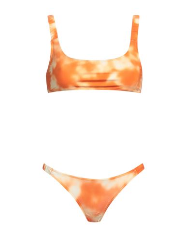 Anjuna Woman Bikini Orange Size L Polyester, Elastane