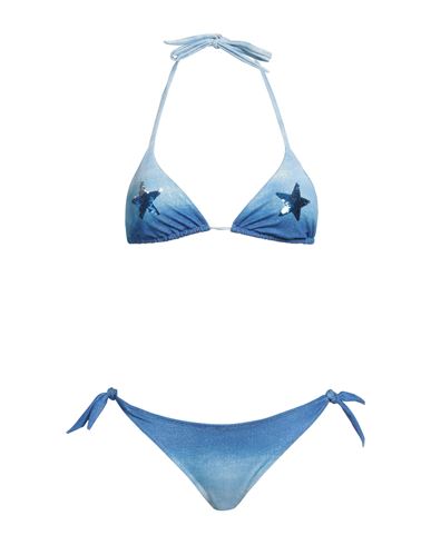 Pin Up Stars Woman Bikini Sky Blue Size Xs Polyester, Elastane, Polyamide