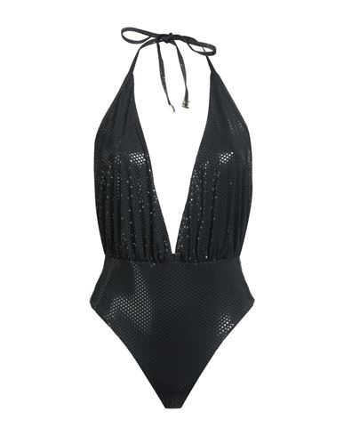 Balmain Woman One-piece Swimsuit Black Size 4 Polyamide, Elastane