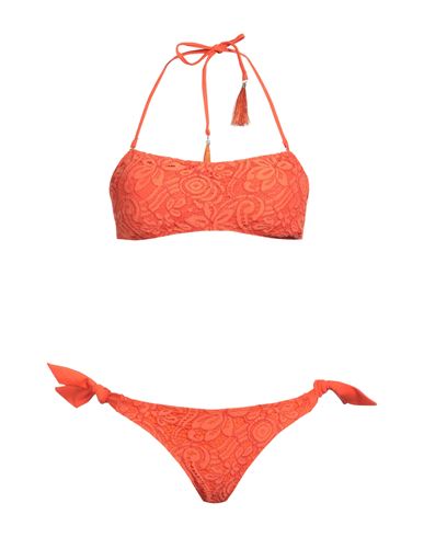 Shop 4giveness Woman Bikini Orange Size S Polyamide, Elastane