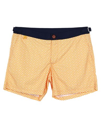 Gili's Man Swim Trunks Yellow Size Xl Recycled Polyester, Polyester