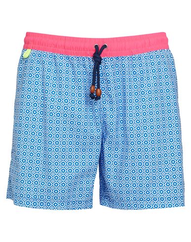Gili's Man Swim Trunks Blue Size L Recycled Polyester, Polyester