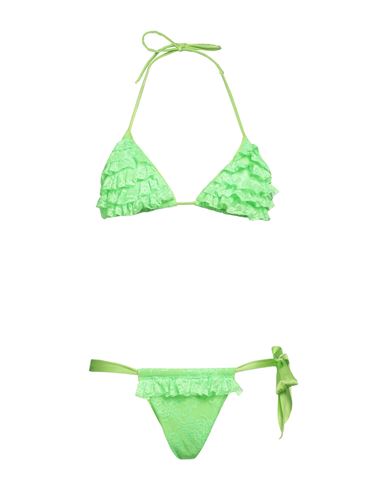 Poisson D'amour Woman Bikini Acid Green Size Xs Polyamide, Elastane