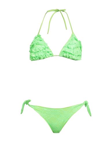 Poisson D'amour Woman Bikini Acid Green Size M Polyamide, Elastane