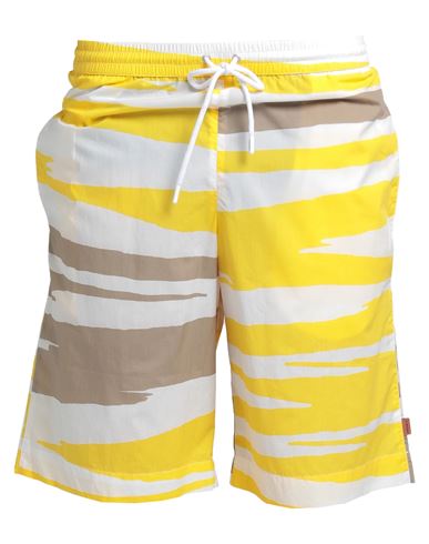 Missoni Man Swim Trunks Yellow Size 46 Cotton