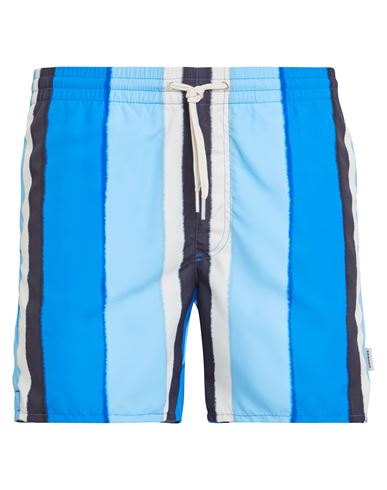 Sandro Man Swim Trunks Blue Size S Polyester