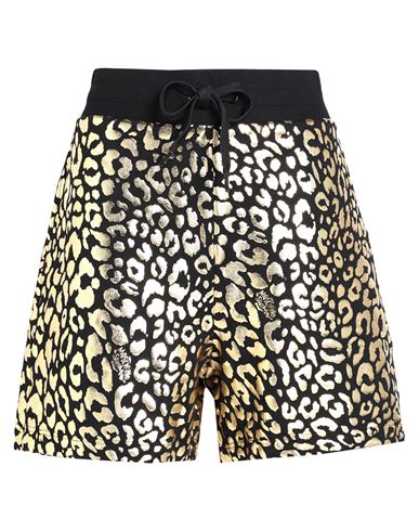 Shop Moschino Woman Beach Shorts And Pants Black Size Xxl Modal, Cotton, Elastane