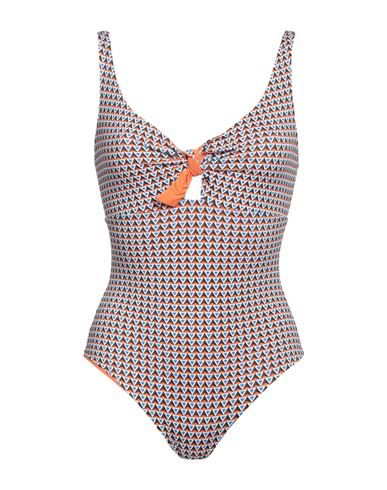 Fisico Woman One-piece Swimsuit Orange Size Xl Polyamide, Elastane In Multi