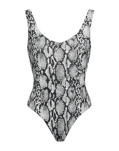 Fisico Woman One-piece Swimsuit Black Size L Polyamide, Elastane