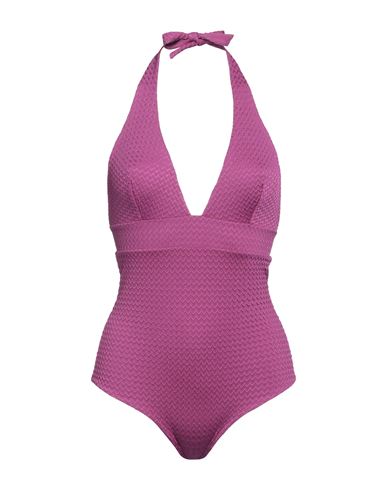 Fisico Woman One-piece Swimsuit Mauve Size S Polyamide, Elastane In Purple