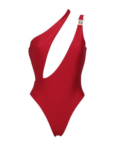 Shop Chiara Ferragni Woman One-piece Swimsuit Red Size M Polyamide, Elastane