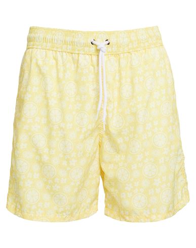 Edizioni Limonaia Man Swim Trunks Yellow Size Xxl Polyester