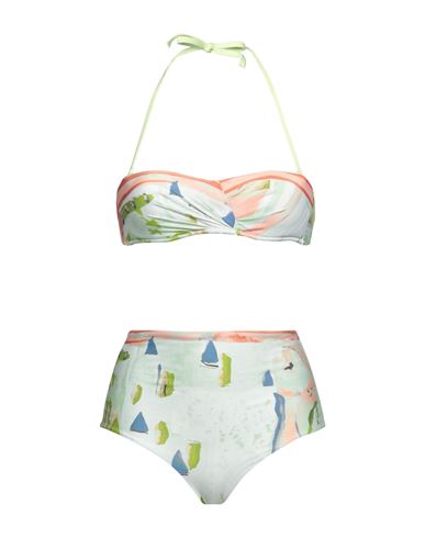 Ermanno Scervino Beachwear Woman Bikini Light Green Size M Polyamide, Elastane