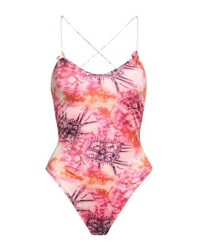 Shop F**k Project Woman One-piece Swimsuit Fuchsia Size L Polyamide, Elastane In Pink