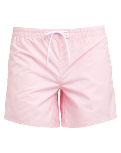 Shop Sundek Man Swim Trunks Pink Size Xs Nylon