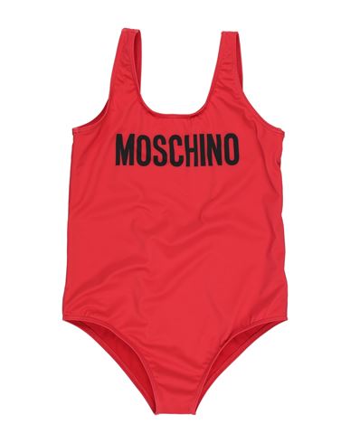 Moschino Kid Babies'  Toddler Girl One-piece Swimsuit Red Size 6 Polyester, Elastane