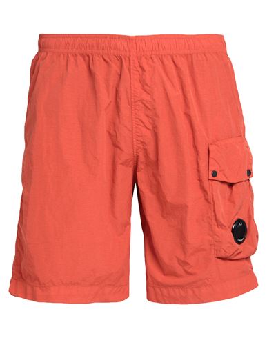 Shop C.p. Company C. P. Company Man Swim Trunks Orange Size 38 Polyamide, Cotton