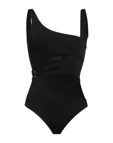 Shop Off-white Woman One-piece Swimsuit Black Size 8 Polyamide, Elastane