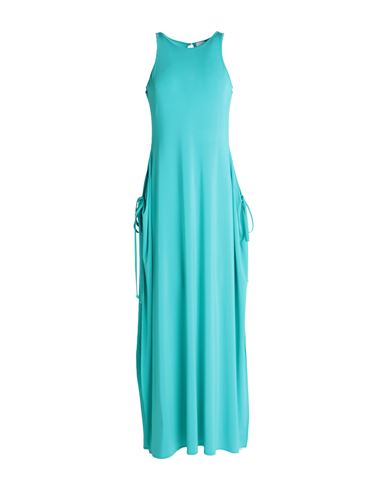 Max Mara Woman Cover-up Turquoise Size S Viscose, Elastane In Blue