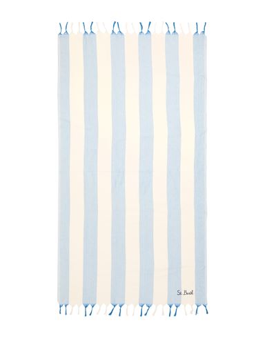 Mc2 Saint Barth Foutas Light N Man Beach Towel Light Blue Size - Cotton
