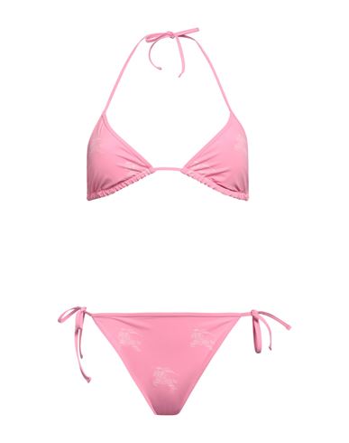 Shop Burberry Woman Bikini Pink Size L Polyamide, Elastane