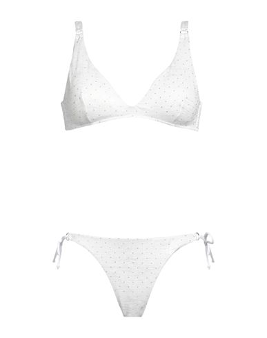 Cotazur Woman Bikini White Size S Polyamide, Elastane