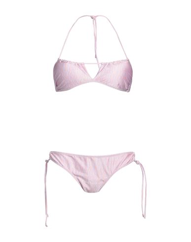 Cotazur Woman Bikini Pink Size S Polyester