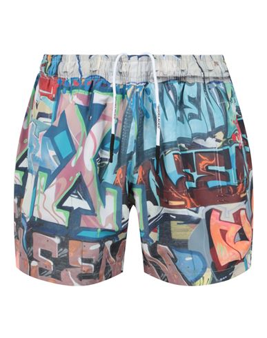 Colorful Cross Swim Shorts Man Swim trunks Orange Size S Polyamide