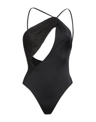 Cotazur Woman One-piece Swimsuit Black Size S Polyester, Polyamide, Elastane