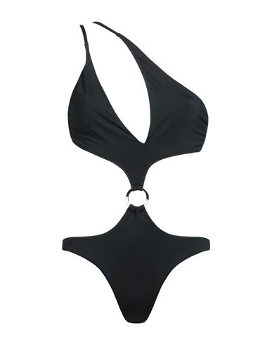 Miss Bikini Luxe Woman One-piece Swimsuit Black Size M Polyamide, Elastic Fibres