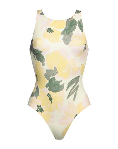 Dries Van Noten Woman One-piece Swimsuit Yellow Size M Polyamide, Elastane In White