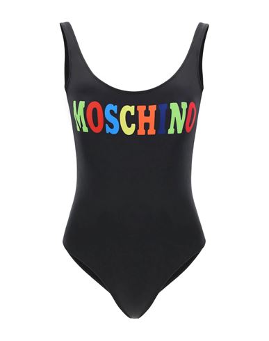Shop Moschino Swimsuit Woman One-piece Swimsuit Black Size 6 Polyester