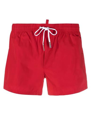 Shop Dsquared2 Boxer Swimsuit Man Swim Trunks Red Size 36 Polyamide