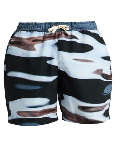 Blue Sky Inn Badeshorts Mit Abstraktem Print In Green