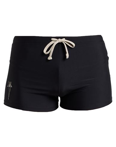 Rick Owens X Champion Logo Embroidery Swim Briefs In Black