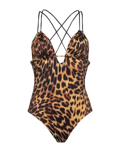 Shop Stella Mccartney Woman One-piece Swimsuit Black Size L Polyamide, Elastane