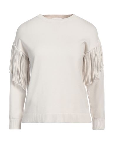 Marella Monochrome Woman Sweater Off White Size Xl Viscose, Polyester