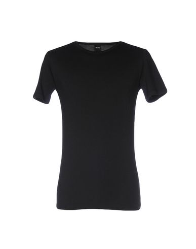 Man Undershirt Black Size S Cotton, Elastane