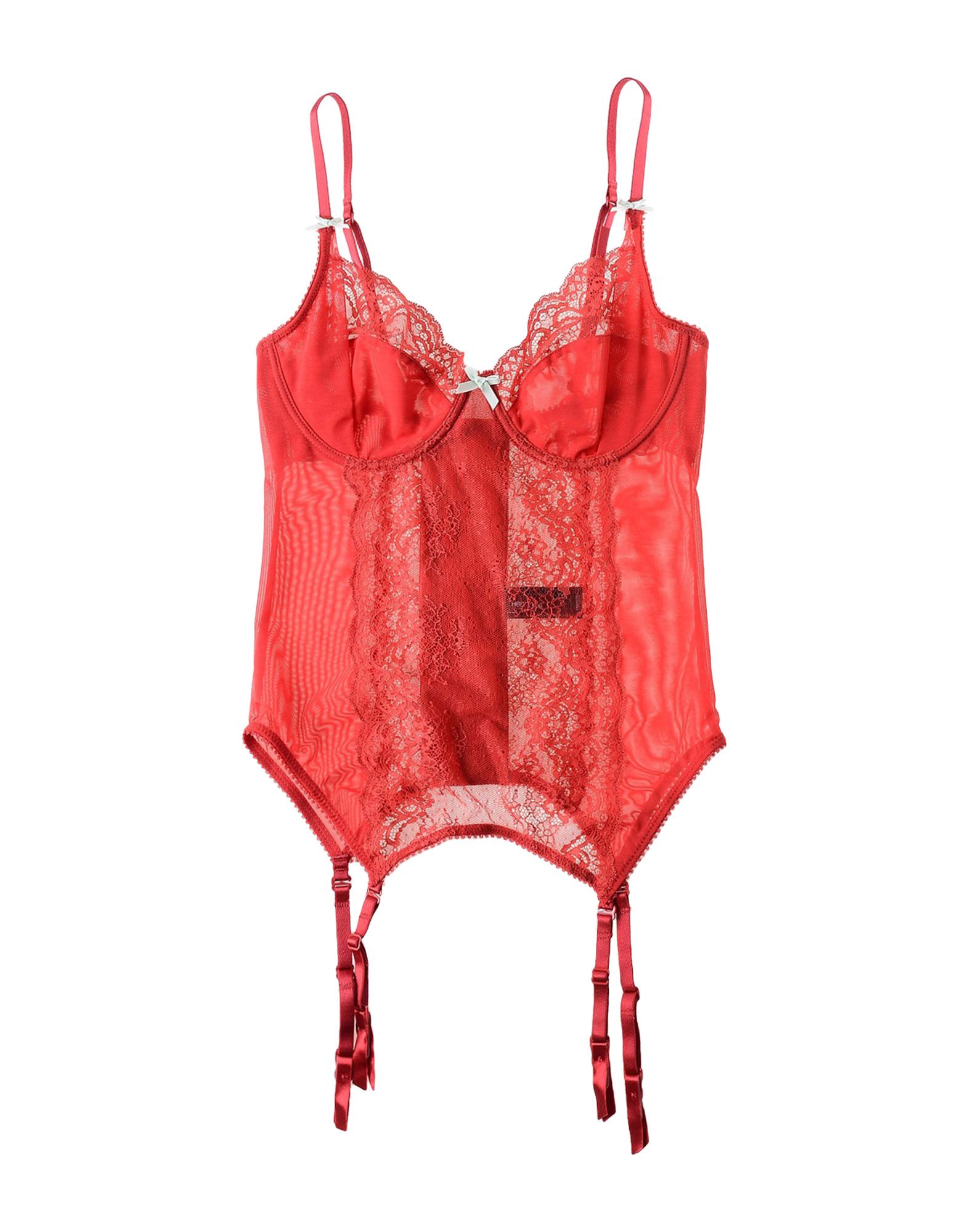 heidi klum intimates 紧身胸衣 in red
