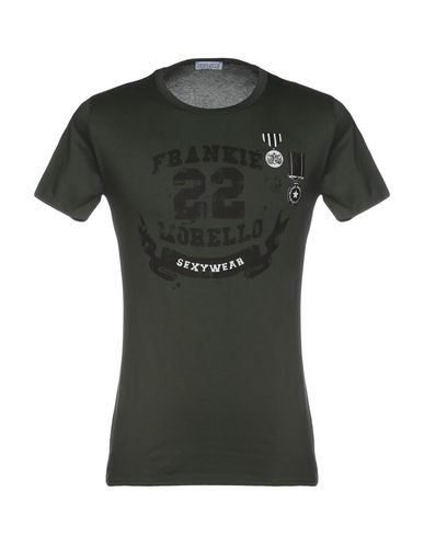 Frankie Morello Man Undershirt Dark Green Size 42 Cotton, Elastane