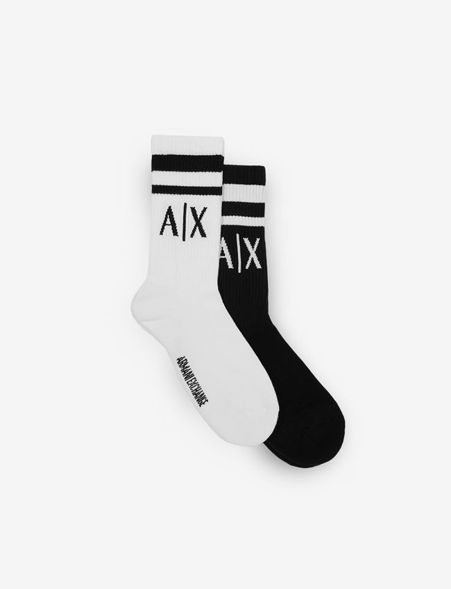 Armani Exchange Sock Multicolor Cotone, Poliammide, Elastan