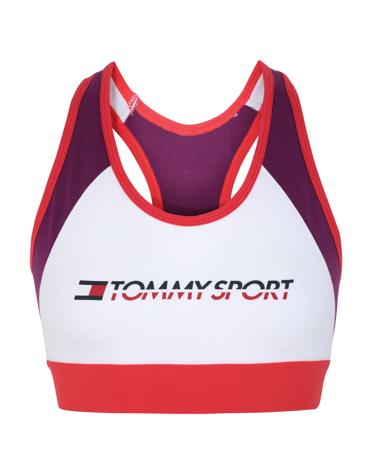 《セール開催中》TOMMY SPORT レディース トップス レッド XS コットン 87% / ポリウレタン 13%