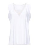 WOLFORD Damen Ärmelloses Unterhemd Farbe Weiß Größe 5