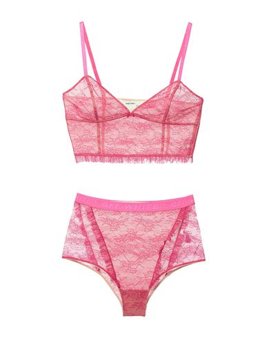 ™ Off-white Woman Underwear set Fuchsia Size 0 Polyamide, Elastane