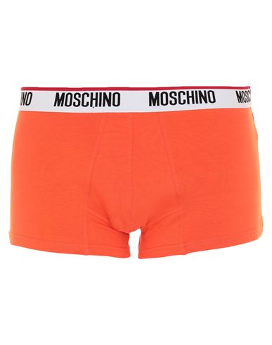 Moschino Man Boxer Orange Size Xs Cotton, Elastane