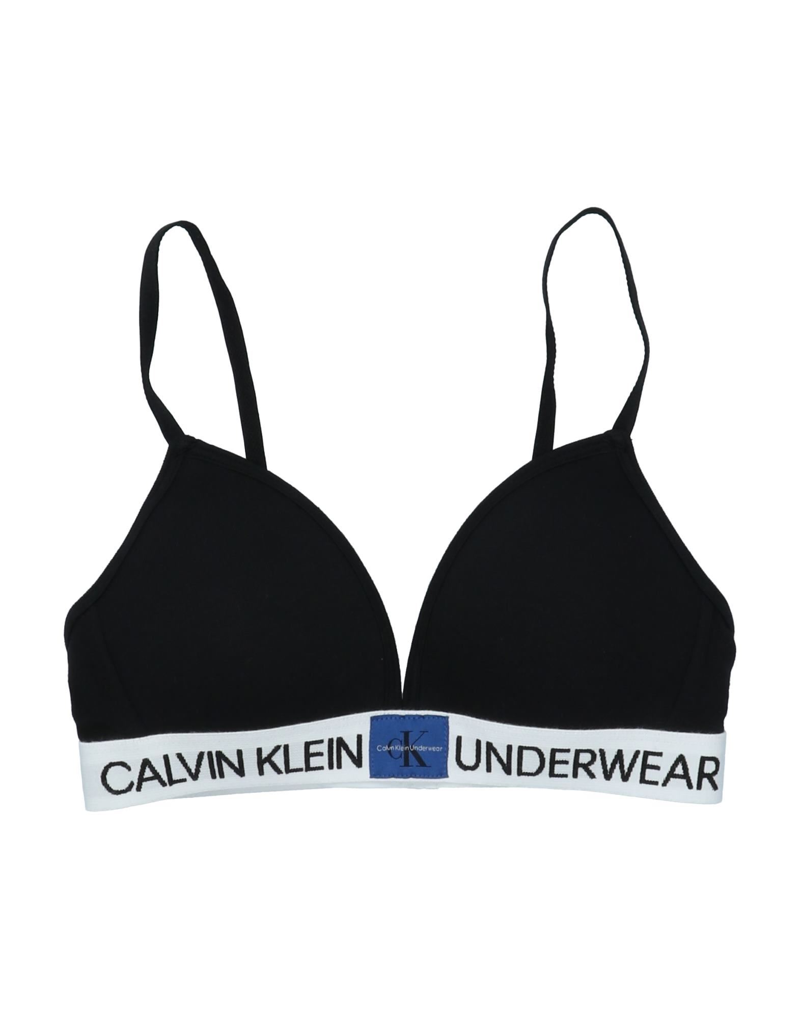 ＜YOOX＞ CALVIN KLEIN UNDERWEAR ガールズ 9-16 歳 ブラジャー ブラック 10 コットン 95% / ポリウレタン 5% / ポリエステル / ナイロン画像