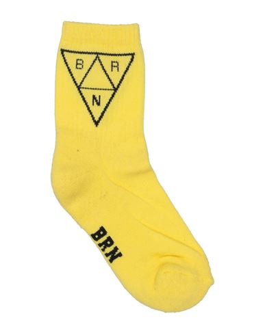 Berna Babies'  Toddler Boy Socks & Hosiery Yellow Size 6 Cotton, Polyamide, Elastane