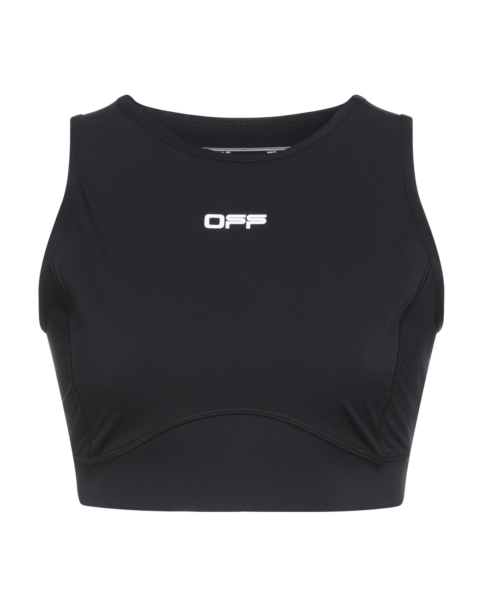 《セール開催中》OFF-WHITE? レディース ブラジャー ブラック L/XL ナイロン 59% / ポリウレタン 41%