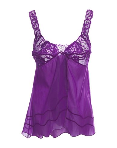 La Perla Woman Sleepwear Purple Size 00 Silk, Polyamide, Elastane