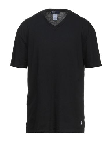 Polo Ralph Lauren Man Undershirt Black Size Xl Cotton